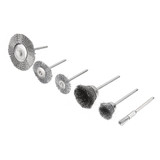 30pcs Stainless Steel Wire Brush Set Cleaner Polishing Brushes Cup Wheel For Dremel Rotary Tool