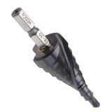 Drillpro HRC89 M35 Cobalt Step Drill Bit 3-12/4-12/4-20mm TiAlN Coated Step Drill 1/4 Inch Hex Shank
