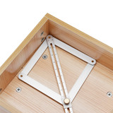 15 Inch Universal Miter Angle Measuring Tool Ruler Frame Multi-angle Measurement Woodworking Tools