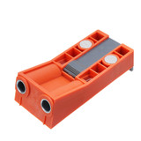 Pocket Hole Jig System With Magnet and Step Drill Bit and Accessories Wood Drill Positioning Slider Plastic 9.5mm Drill Guide For Carpentry Woodworking Tool