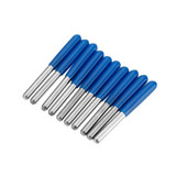 Drillpro 10pcs 3.175mm Shank 30 Degree 0.1/0.2/0.3mm Tip Engraving Bit CNC Tool