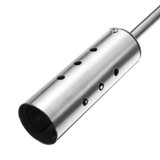 Butane Gas Burner Torch Ignition Weed Killer Flamethrower With 2 Stainless Steel Extension Pole