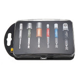 Drillpro 6pcs Hex Shank Screwdriver Bit Adapter and Sleeve Screwdriver Driver Socket Set