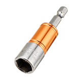 Drillpro 6pcs Hex Shank Screwdriver Bit Adapter and Sleeve Screwdriver Driver Socket Set