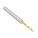 Drillpro DB-P5 10pcs 1/8 Inch 3.175mm Shank 1.3mm Titanium Coated Drill Bits PCB Engraving Tool