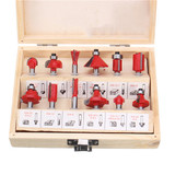12Pcs 1/4 Inch Shank Router Bit Tungsten Carbide Rotary Tool Set Woodworking Tool Kit