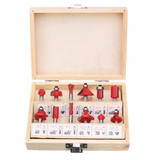 12Pcs 1/4 Inch Shank Router Bit Tungsten Carbide Rotary Tool Set Woodworking Tool Kit