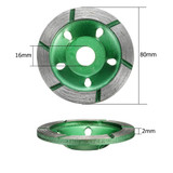 80mm Diamond Segment Grinding Cup Wheel Disc Grinder Concrete Granite Stone Cutter