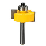 2pcs 1/4&1/2 Inch Shank Cemented Carbide Router Bit With 6 Bearing Bit Set