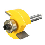2pcs 1/4&1/2 Inch Shank Cemented Carbide Router Bit With 6 Bearing Bit Set