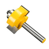 2pcs 1/4&1/2 Inch Shank Cemented Carbide Router Bit With 6 Bearing Bit Set