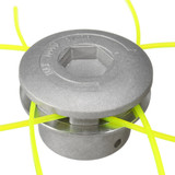 Universal Aluminum Lawnmower Aluminum Grass Trimmer Head with Grass Rope