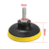Drillpro 19PCS 80mm Flat Sponge Buff Buffing Pad Polishing Pad Kit Set