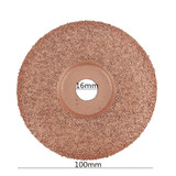 Drillpro 4 Inch Tungsten Carbide Coating Wood Carving Disc Shaping Disc for Angle Grinder