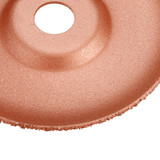 Drillpro 4 Inch Tungsten Carbide Coating Wood Carving Disc Shaping Disc for Angle Grinder