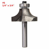 1/4 Inch Shank Round Over Bit Router Tool Beading Router Cutter