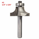 1/4 Inch Shank Round Over Bit Router Tool Beading Router Cutter