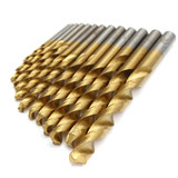 38pcs 1-13mm HSS Twist Drill Bit Titanium Coated Twist Drill