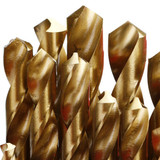 38pcs 1-13mm HSS Twist Drill Bit Titanium Coated Twist Drill