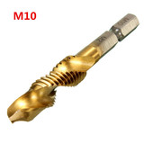 Drillpro DB-C5 HSS 6542 M3-M10 Combination Tap Metric Deburr Countersink Drill Bit