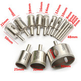 15pcs 3-50mm Diamond Drill Bit Set Hole Saw Cutter For Tile Ceramic Glass Porcelain Marble