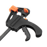 HILDA 4 Inch Wood Working Bar Clamp F Clamp Hand Tool Quick Ratchet Release Speed Squeeze for DIY