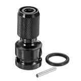 1/2 Inch Square to 1/4 Inch Hex Female Telescopic Socket Adapter Drill Chuck Converter Impact Driver