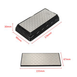 600/1200 Grit Double Side Diamond Sharpening Stone Knife Blade Sharpener