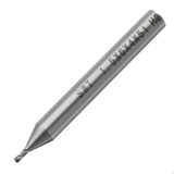 Drillpro 10pcs 1.5-6mm HSS 4 Flute End Mill Cutter 6mm Straight Shank CNC Drill Bit Set