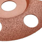 Drillpro 125mm See Through Disc Tungsten Carbide Wood Shaping Dish Wood Carving Disc for Angle Grinder