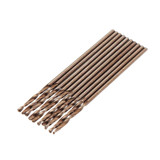 Drillpro 50pcs 1/1.5/2/2.5/3mm HSS M35 Cobalt Twist Drill Bit