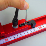 Machifit 45 Type Aluminium Alloy Miter Track Stop For 45mm T-track Woodworking Tool