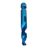 Drillpro 6pcs M3-M10 Combination Drill Tap Bit Set HSS 6542 Blue Nano Coated Deburr Countersink Drill Bits