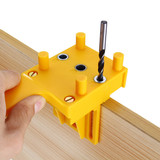 Woodworking Dowel Jig Set Drill Guide with Dirll Bit Pocket Hole Jig Wood Dowel Pins for Joinery Doweling Pocket Hole