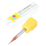 Drillpro 1-8mm 2 Flutes Tungsten Carbide End Mill Cutter HRC55 AlTiN Coating CNC End Mill Tool