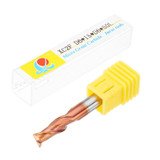 Drillpro 1-8mm 2 Flutes Tungsten Carbide End Mill Cutter HRC55 AlTiN Coating CNC End Mill Tool