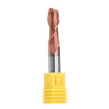 Drillpro 1-8mm 2 Flutes Tungsten Carbide End Mill Cutter HRC55 AlTiN Coating CNC End Mill Tool
