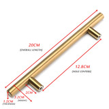 12mm Diameter Stainless Steel T Bar Handles Kitchen Cupboard Drawer Door Handles