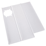 3Pcs 190cm Adjustable Window Slide Kit Plate Air Conditioner Wind Shield For Midea Portable Air Conditioner