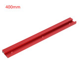 400-1200mm Red Aluminum Alloy 45 Type T-Track Woodworking T-slot Miter Track/Table Saw Router Miter Gauge