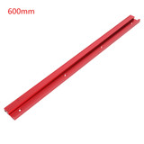 400-1200mm Red Aluminum Alloy 45 Type T-Track Woodworking T-slot Miter Track/Table Saw Router Miter Gauge