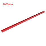 400-1200mm Red Aluminum Alloy 45 Type T-Track Woodworking T-slot Miter Track/Table Saw Router Miter Gauge