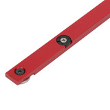 400-1200mm Red Aluminum Alloy 45 Type T-Track Woodworking T-slot Miter Track/Table Saw Router Miter Gauge