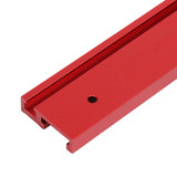 400-1200mm Red Aluminum Alloy 45 Type T-Track Woodworking T-slot Miter Track/Table Saw Router Miter Gauge