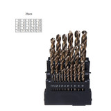 Drillpro M42 HSS Twist Drill Bit Set 3 Edge Head 8% High Cobalt Drill Bit for Stainless Steel Wood Metal Drilling