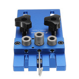 08450 Aluminum Alloy Dowelling Jig Set Wood Dowel Drilling Position Jig Woodworking Tool