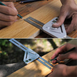Multi-function Woodworking Triangle Ruler Angle Ruler Revolutionary Carpentry Tool Measuring Tool