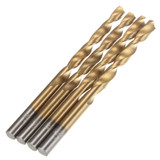 100pcs 1.5mm - 10mm Titanium Coated Drill Bit Set High Speed Steel Manual Twist Drill Bits