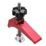 Aluminum Alloy Quick Acting Hold Down Clamp T-Slot T-Track Clamp Set Woodworking Tool