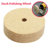 3 Inch Round Shank Wool Polishing Wheel Felt Wool Buffing Polishers